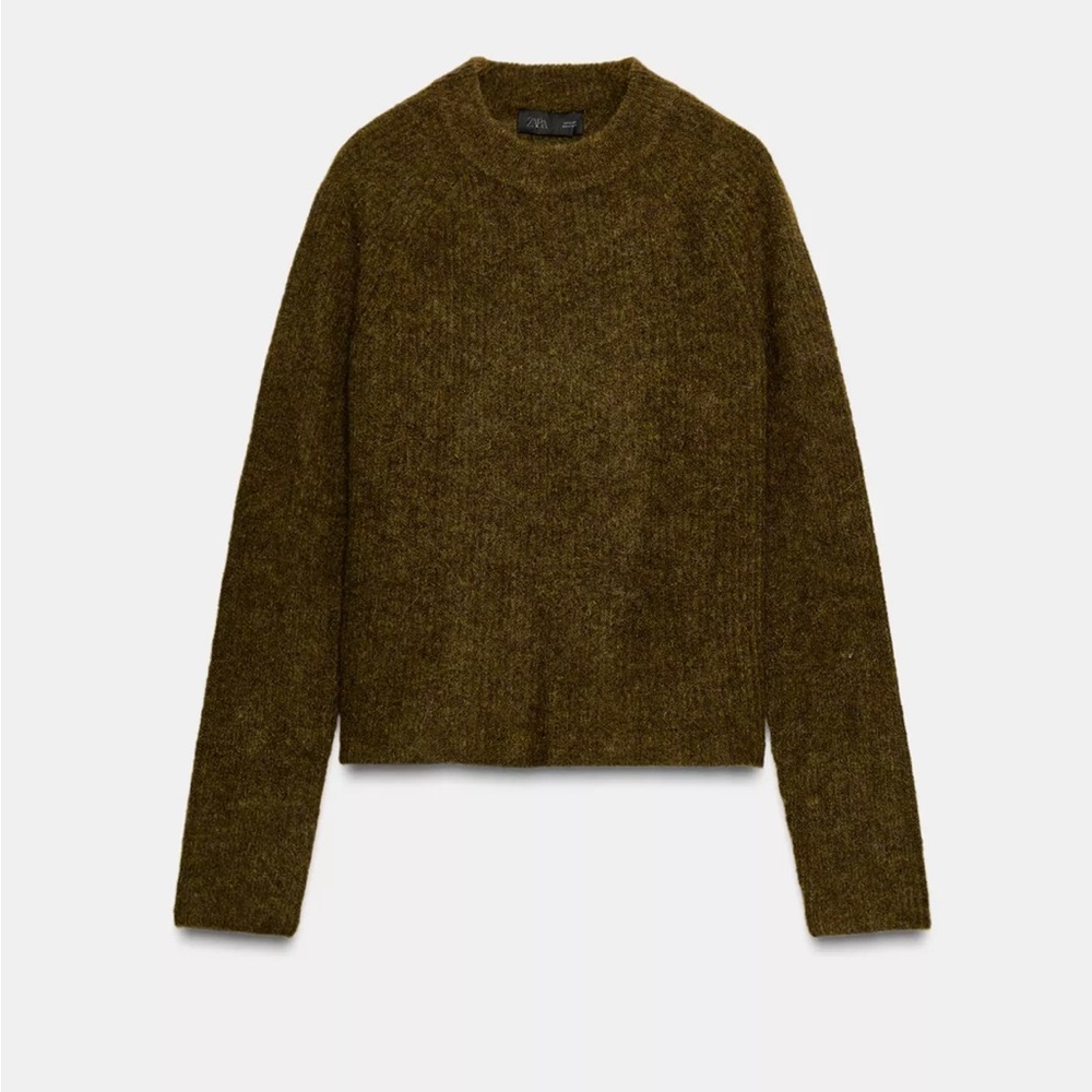 Zara Brown Khaki Sweater - Picture 5 of 9